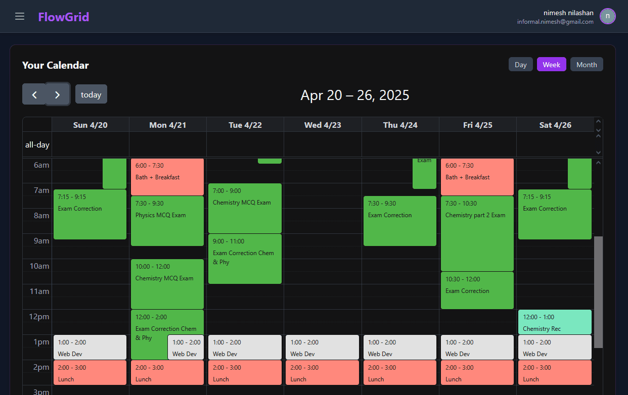 FlowGrid screenshot 1