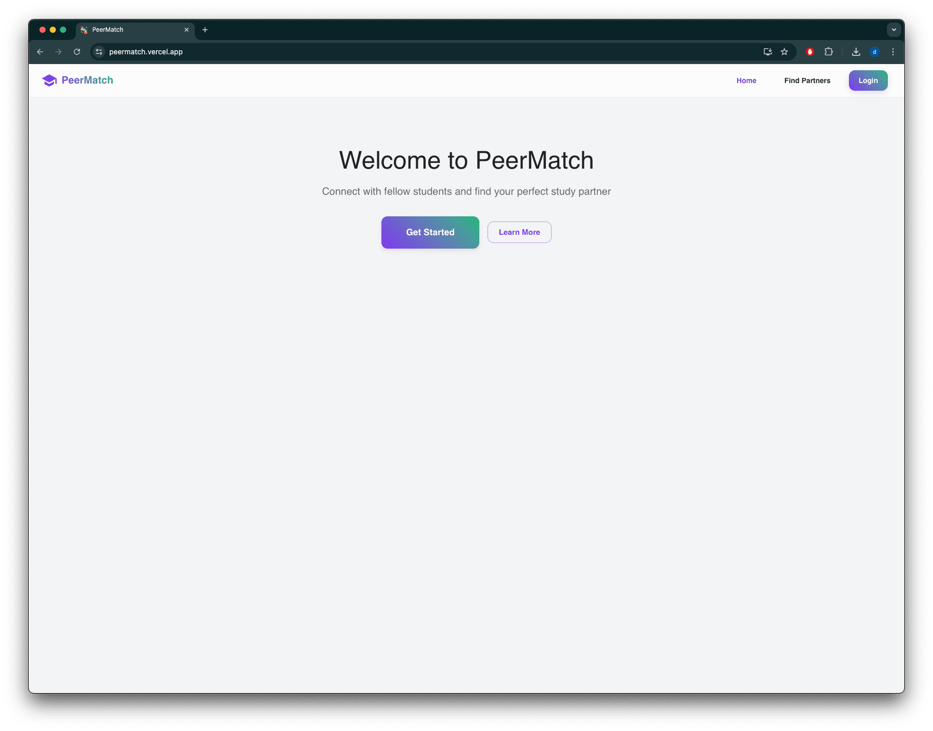 PeerMatch screenshot 1