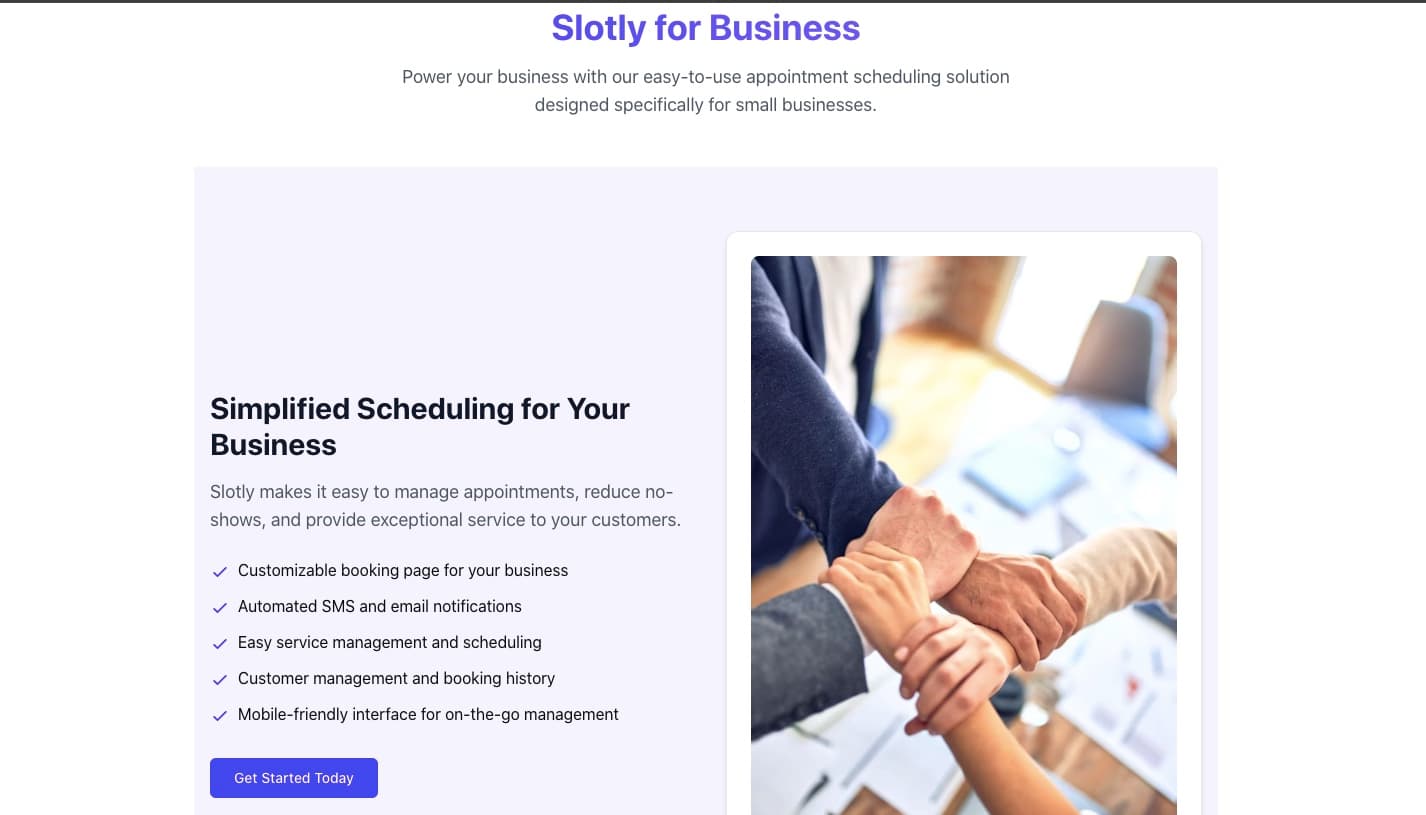 Slotly for business screenshot 1