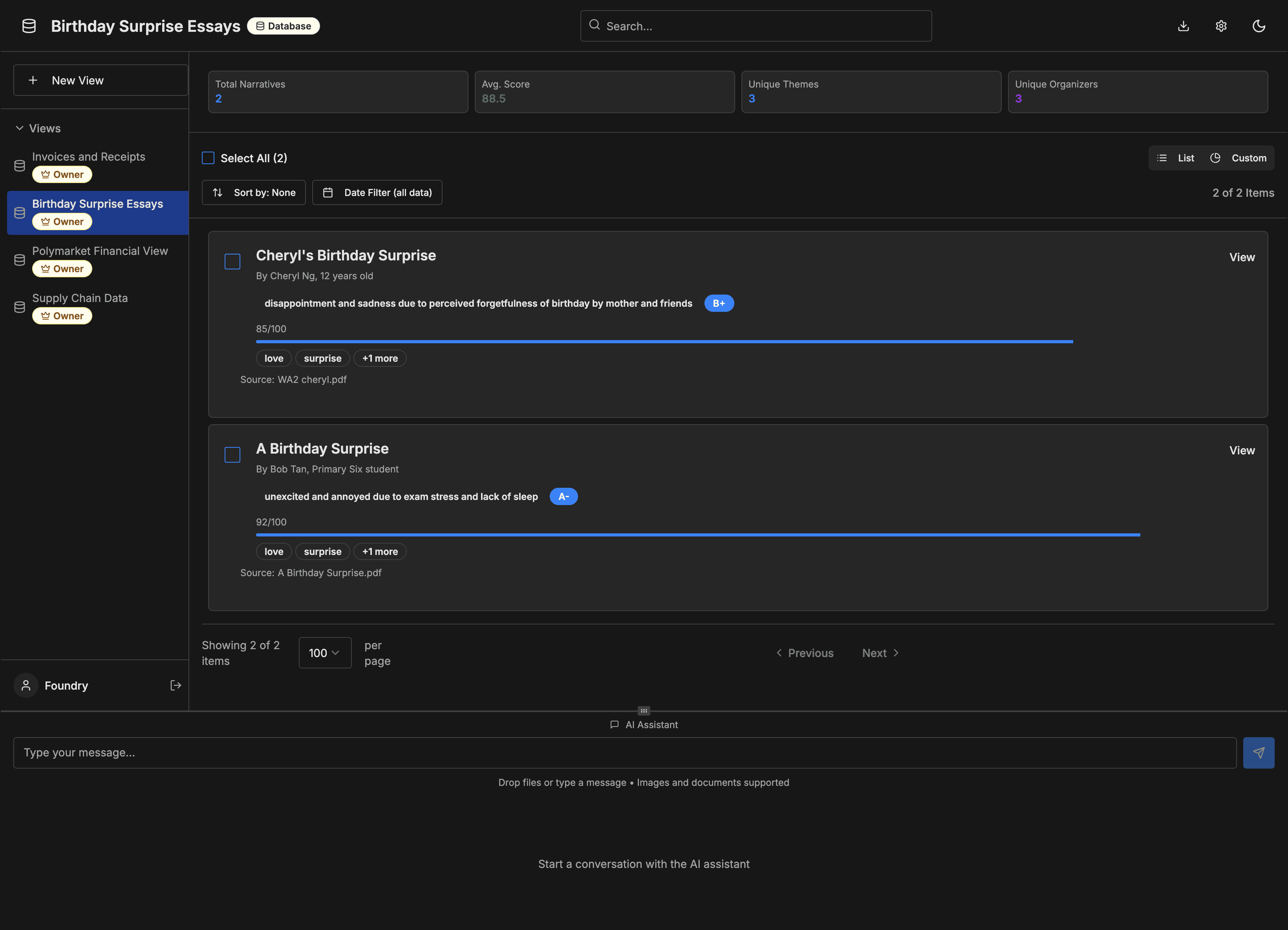 Foundry screenshot 1