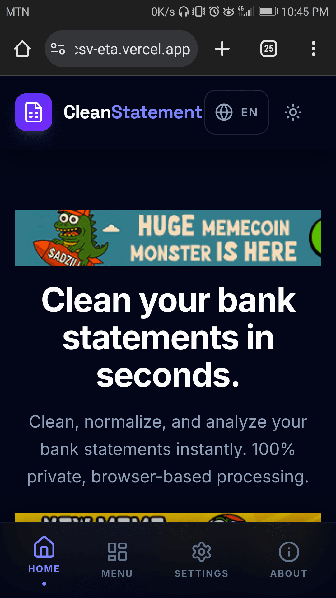 Clean CSV screenshot 1