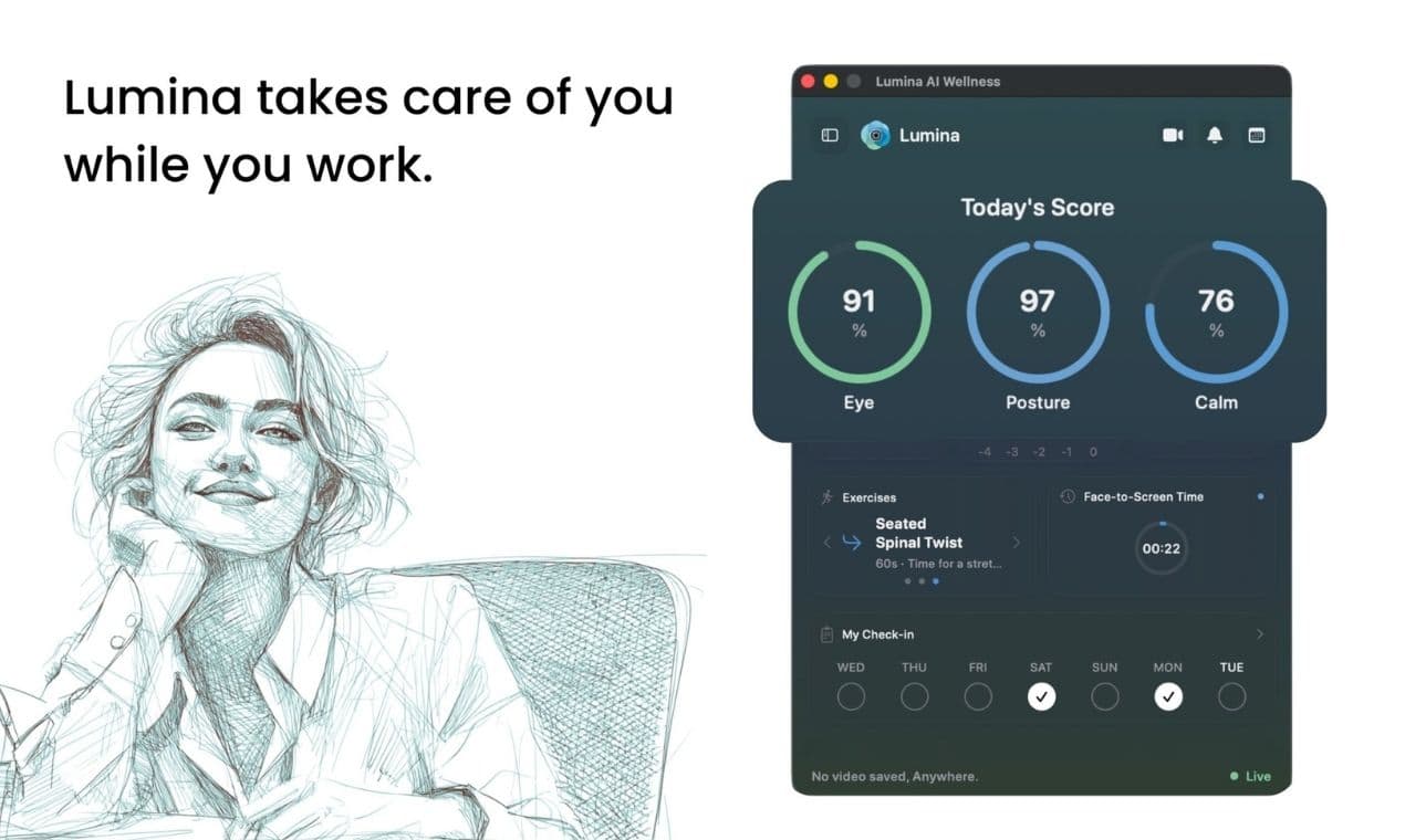 Lumina AI Wellness screenshot 1