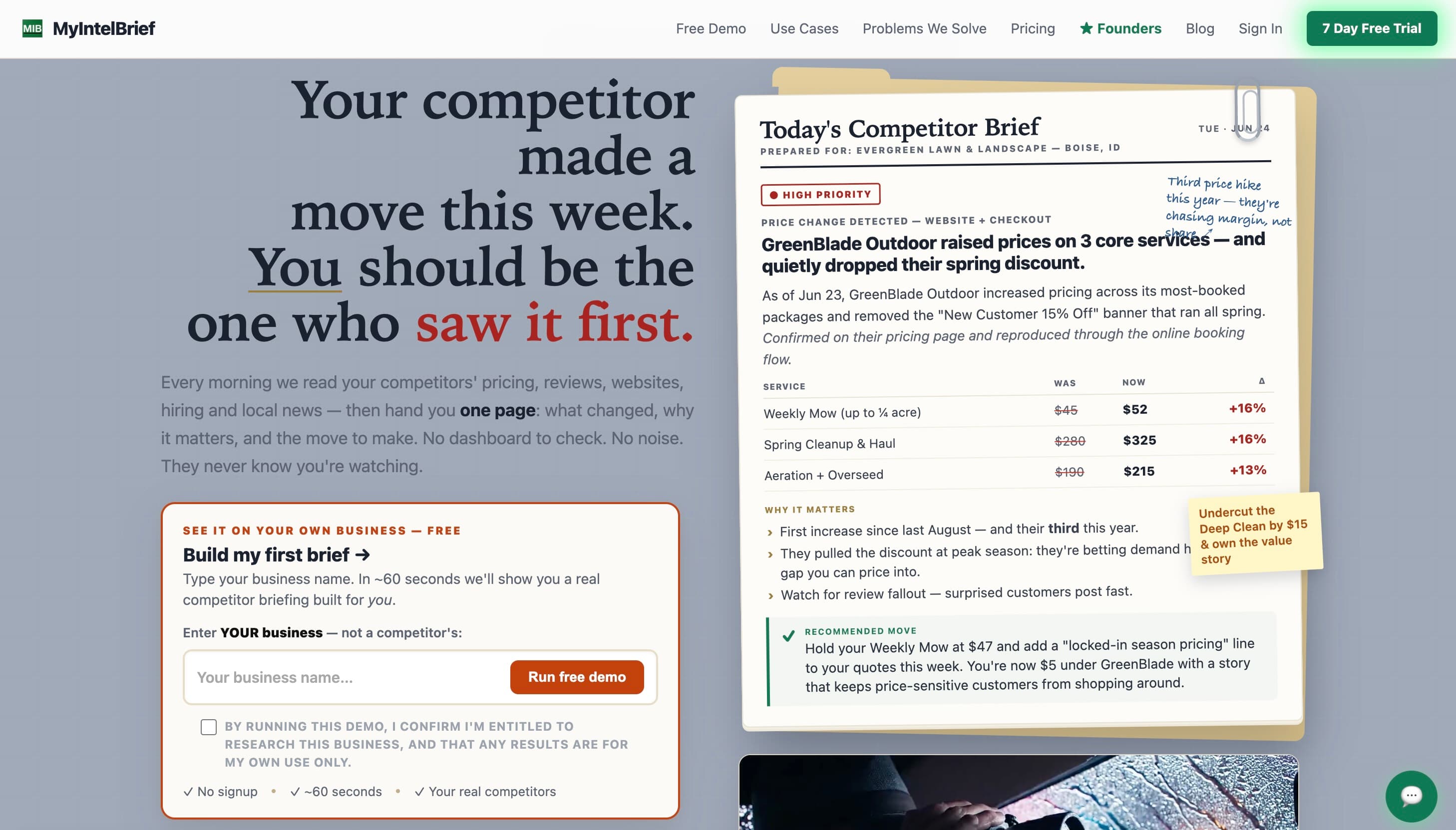 Myintelbrief screenshot 1