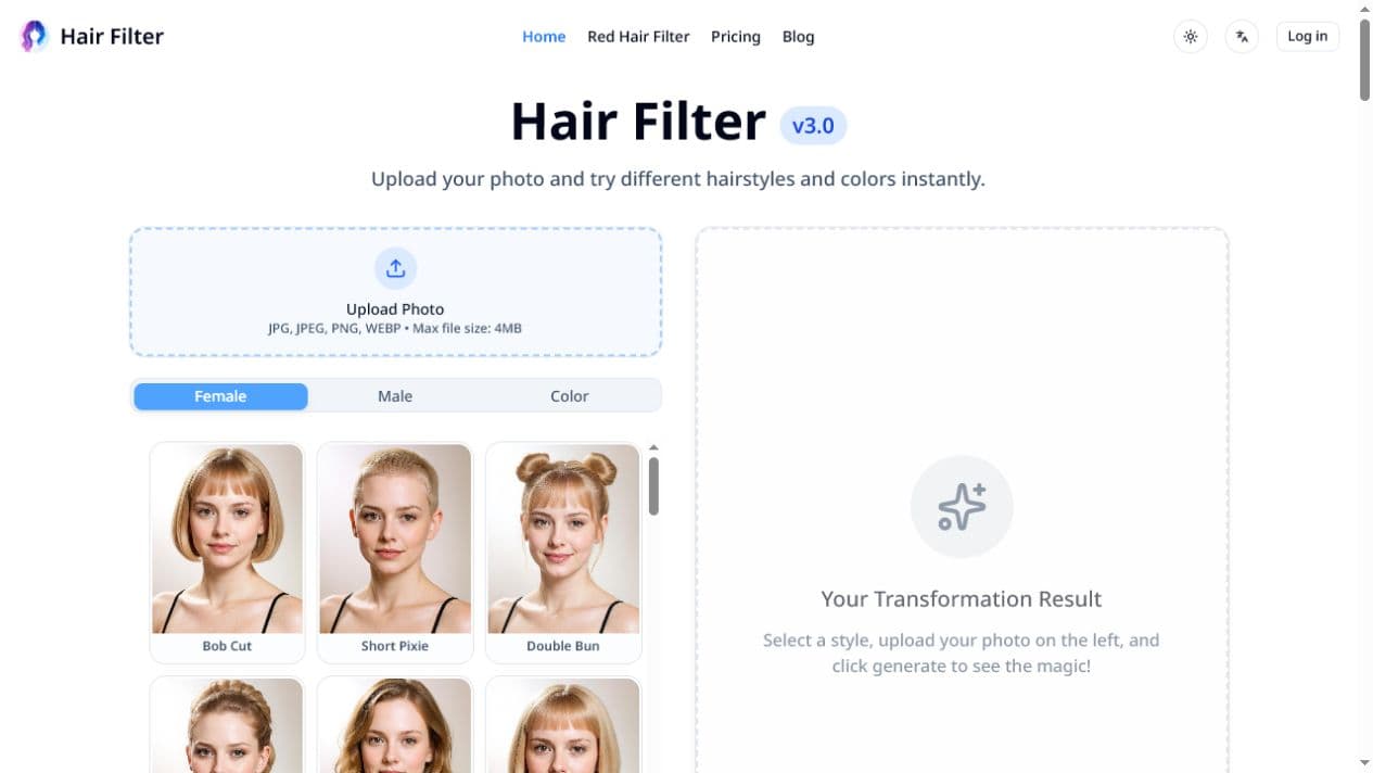 Hair Filter screenshot 1